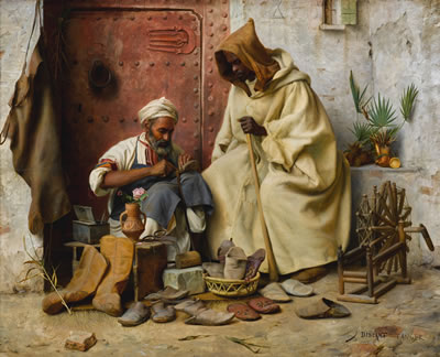 THE COBBLER by Jean Discart - Auction record, sale price, and art valuation. Compare with similar artists and explore comparable artworks.