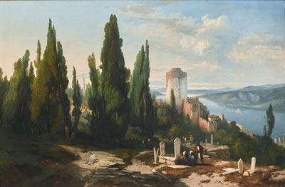 Sample artwork by Jules Louis Philippe Coignet (1798 - 1860), known for landscape paintings, med. 2nd cl. - View similar artists and auction records