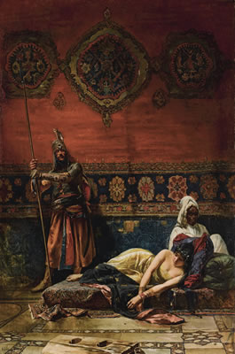 IN THE HAREM by Ferencz Eisenhut - Auction record, sale price, and art valuation. Compare with similar artists and explore comparable artworks.