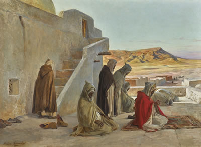 EVENING PRAYERS by Eugene Alexis Girardet - Auction record, sale price, and art valuation. Compare with similar artists and explore comparable artworks.