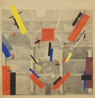 SUPREMATIST DESIGN FOR A FAÇADE