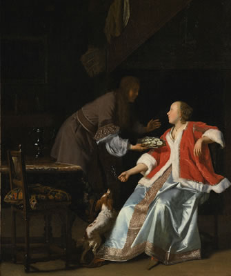 THE OYSTER MEAL by Jacob Ochtervelt - Auction record, sale price, and art valuation. Compare with similar artists and explore comparable artworks.