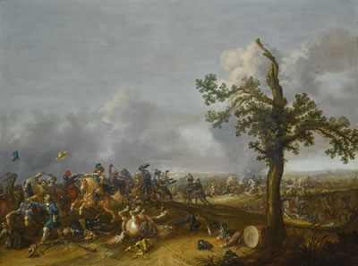 THE BATTLE OF LÜTZEN, 1632, WITH KING GUSTAV ADOLF II OF SWEDEN