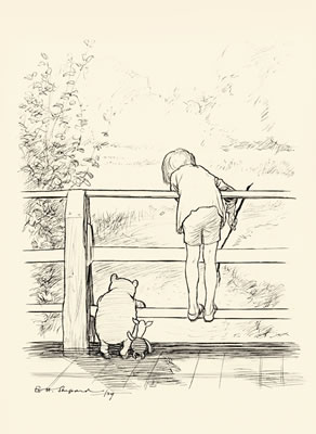"FOR A LONG TIME THEY LOOKED AT THE RIVER BENEATH THEM..."