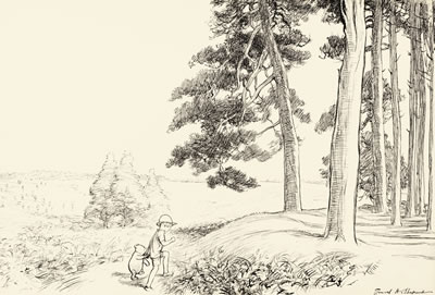 "...BY-AND-BY THEY CAME TO AN ENCHANTED PLACE ON THE VERY TOP OF THE FOREST…"