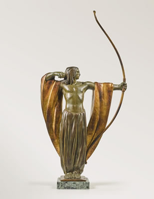 TIREUR À L'ARC (ARCHER) by Alexandre Kelety - Auction record, sale price, and art valuation. Compare with similar artists and explore comparable artworks.