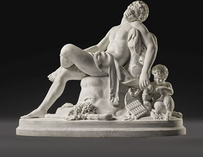 THE SLEEPING FAUN by Harriet Goodhue Hosmer - Auction record, sale price, and art valuation. Compare with similar artists and explore comparable artworks.
