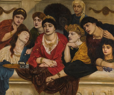 HABET! IN THE COLISEUM A.D.XC by Simeon Solomon - Auction record, sale price, and art valuation. Compare with similar artists and explore comparable artworks.