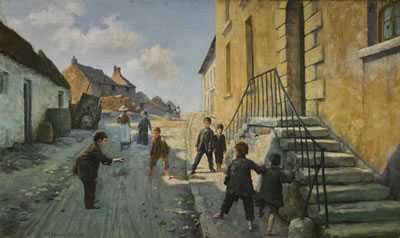 BALL IN THE CAP by Richard Thomas Moynan - Auction record, sale price, and art valuation. Compare with similar artists and explore comparable artworks.