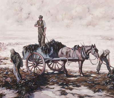 GATHERING KELP by Lilian Lucy Davidson - Auction record, sale price, and art valuation. Compare with similar artists and explore comparable artworks.