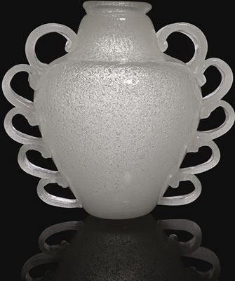 RARE 'TEN-HANDLE' VASE, MODEL NO. 3273