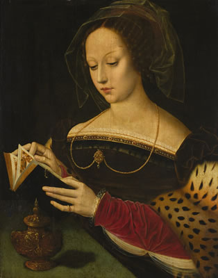 MARY MAGDALENE READING by Ambrosius Benson - Auction record, sale price, and art valuation. Compare with similar artists and explore comparable artworks.