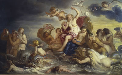 Sample artwork by Erasmus Quellinus II (1607 - 1678), known for religious, allegorical painting, architectural perspective studies - View similar artists and auction records