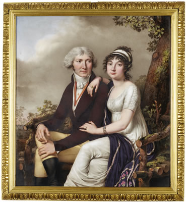 PORTRAIT OF A LADY AND GENTLEMAN, CIRCA 1801