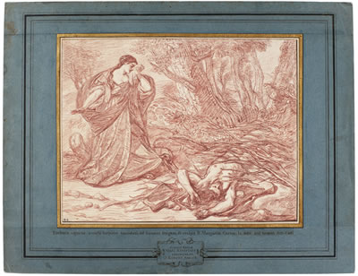 MARGARET OF CORTONA FINDING THE BODY OF HER LOVER, AFTER MARCO BENEFIAL
