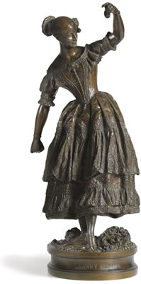 FANNY ELSSLER, CIRCA 1837 by Jean Auguste Barre - Auction record, sale price, and art valuation. Compare with similar artists and explore comparable artworks.