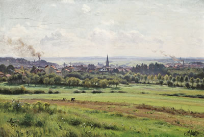 VIEW OF THE VILLAGE OF CIREY, NEAR BESANÇON