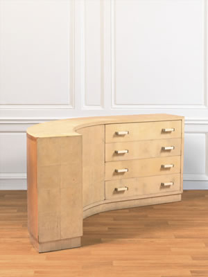 CABINET, CIRCA 1930 by Jacques Adnet - Auction record, sale price, and art valuation. Compare with similar artists and explore comparable artworks.