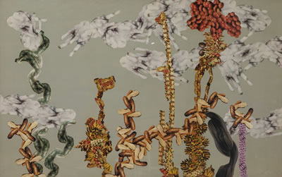 VERGER DES ALTITUDES by Bernard Requichot - Auction record, sale price, and art valuation. Compare with similar artists and explore comparable artworks.