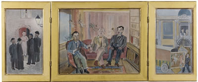 LA CHUTE DES ANGES GARDIENS, TRIPTYQUE (LES MESSIEURS DE VERVIERS)