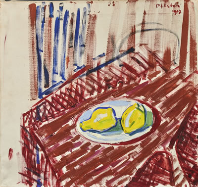 QUITTEN (STUDIE), 1907 by Albert Pfister - Auction record, sale price, and art valuation. Compare with similar artists and explore comparable artworks.