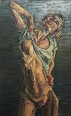 Standing Woman by Jun Chen - Auction record, sale price, and art valuation. Compare with similar artists and explore comparable artworks.