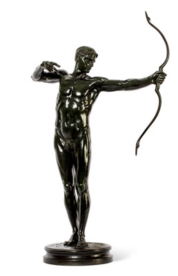 Sample artwork by Hamo (Sir) Thornycroft (1850 - 1925), known for public heroic male figure sculpture, medallic art, classiscism - View similar artists and auction records