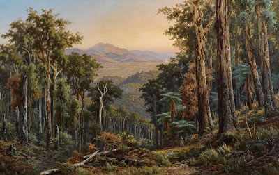 Above Nellies Glen, Katoomba, New South Wales by James Waltham (JW) Curtis - Auction record, sale price, and art valuation. Compare with similar artists and explore comparable artworks.