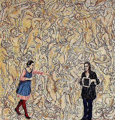 Sample artwork by Claire Alison Gavronsky (Born 1957), known for collaborative art, painting, drawing and teaching-colour theory - View similar artists and auction records
