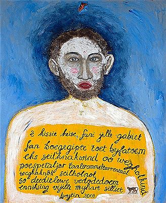 Sample artwork by Breyten Breytenbach (1939 - 2024), known for surreal painting of animals and people, and literature - View similar artists and auction records