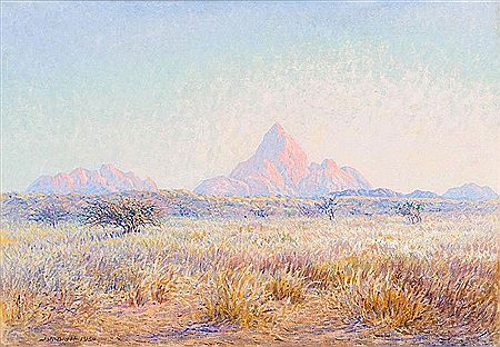 Gross Spitzkoppie Nordseite: Namib – Aristida Gras Breite, SWA