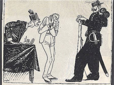 "Escena satírica"