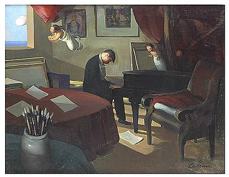 "El pianista" by Ramon Calsina i Baro - Auction record, sale price, and art valuation. Compare with similar artists and explore comparable artworks.