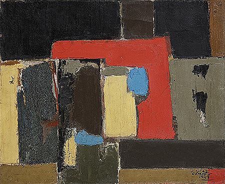 Sample artwork by Jose Diaz (1930 - 1990), known for figure, landscape, still life painting, abstract - View similar artists and auction records