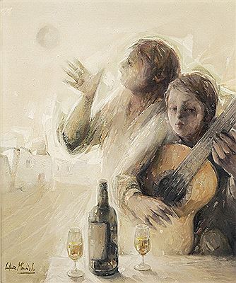 "Niñas y Guitarra Española"