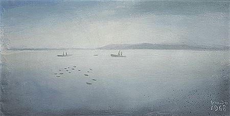 Marina. 1968 by Constantino Grandio - Auction record, sale price, and art valuation. Compare with similar artists and explore comparable artworks.