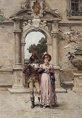 Galanteo by Manuel Dominguez Y Sanchez - Auction record, sale price, and art valuation. Compare with similar artists and explore comparable artworks.