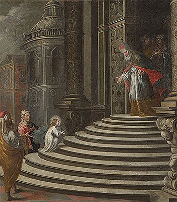 Presentación de la Virgen en el templo by Matias Arteaga Y Alfaro - Auction record, sale price, and art valuation. Compare with similar artists and explore comparable artworks.