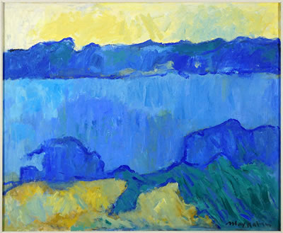 Sample artwork by Max Kahn (1902 - 2005), known for lithography, modernist painting and sculpture - View similar artists and auction records