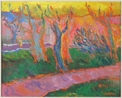 LANDSCAPE by Max Kahn - Auction record, sale price, and art valuation. Compare with similar artists and explore comparable artworks.