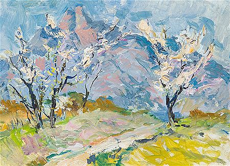Crimia. Spring in the mountains.