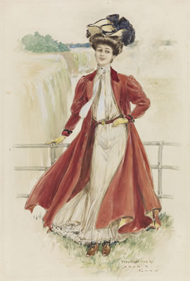 "The Bride of Niagara." by Archie Gunn - Auction record, sale price, and art valuation. Compare with similar artists and explore comparable artworks.