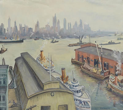 View of Lower Manhattan from Hoboken.