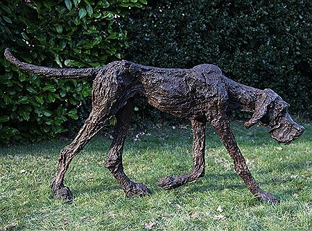 HOUNG DOG by Clare Trenchard - Auction record, sale price, and art valuation. Compare with similar artists and explore comparable artworks.