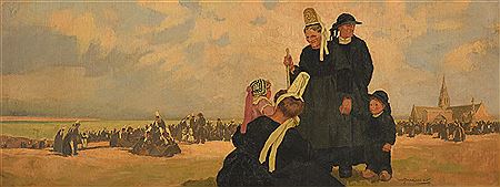 "Jour de Pardon à Penhors" by Marcel Jacquier - Auction record, sale price, and art valuation. Compare with similar artists and explore comparable artworks.