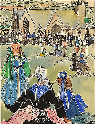 "Plougastélènes à Ste Anne La Palud"