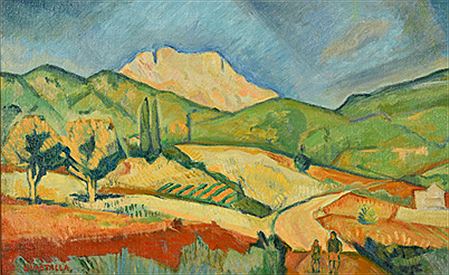 "Montagne Ste Victoire" by Pierre Guastalla - Auction record, sale price, and art valuation. Compare with similar artists and explore comparable artworks.