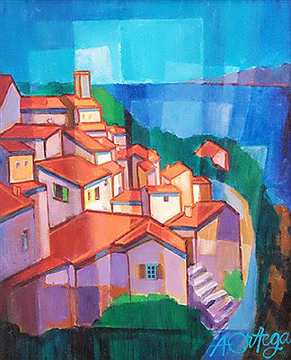 "Paysage de la Côte d'Azur"
