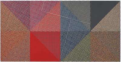 Mondrian Series Double X Red/Grey, 1973