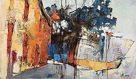 Nachmani Street by Aron Kravits - Auction record, sale price, and art valuation. Compare with similar artists and explore comparable artworks.
